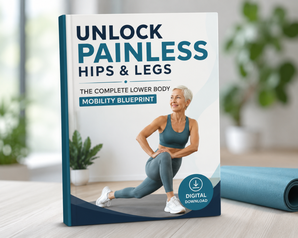 "Digital mobility guide for pain-free hips and legs."